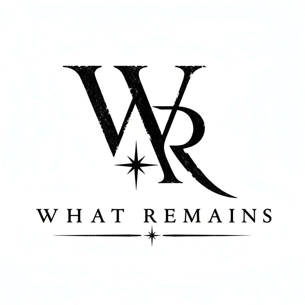 WR Logo in Black on White Background